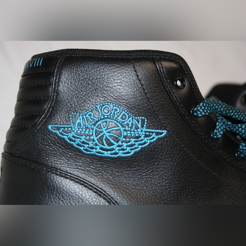 Jordan "Phly Legend" Black/Blue Leather Shoes Size: 9.5 (men) - Picture 5 of 10